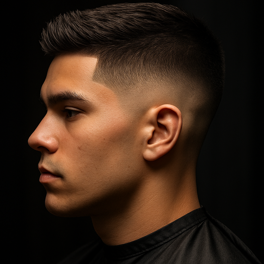 Corte fade limpio